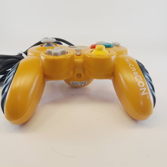 Nintendo GameCube MadCatz MicroCon Controller Orange - Picture 5 of 6